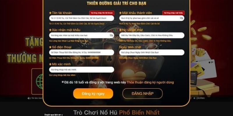 Tác dụng khi đăng nhập vào nhà cái